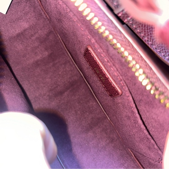 JW PEI Burgundy Vegan Leather Sharon Crossbody Bag - Picture 10 of 11